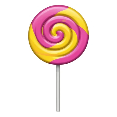 round lollipop sticker