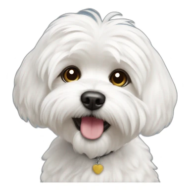 Maltese bichón sticker