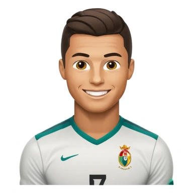 Cristiano Ronaldo football emojis sticker