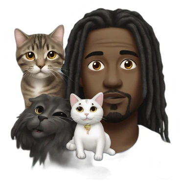 Wale with cat sticker
