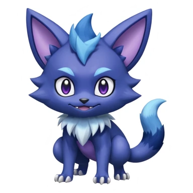 Sableye-Meowstic-Purloin-hybrid-fusion (full body) sticker