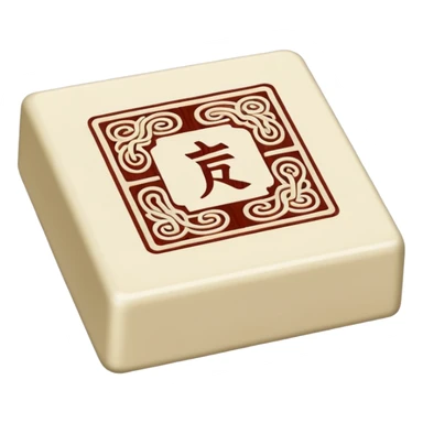 mahjong tile. sticker