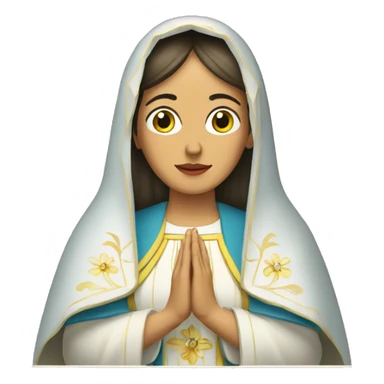 La Virgen Maria deportista sticker