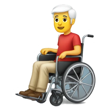 ruso en silla de ruedas sticker