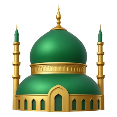 Medina green dome sticker