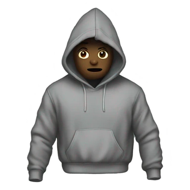 Hoodie with text says no one sticker