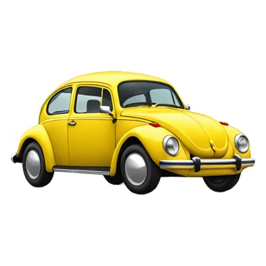 Vw bug yellow sticker