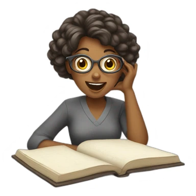 Crazy women studying sticker