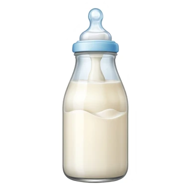 Baby bottle sticker