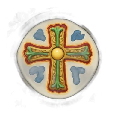 Occitan cross sticker