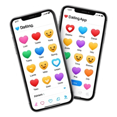 Dating app sticker