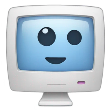 computer with the video call on the screen sticker