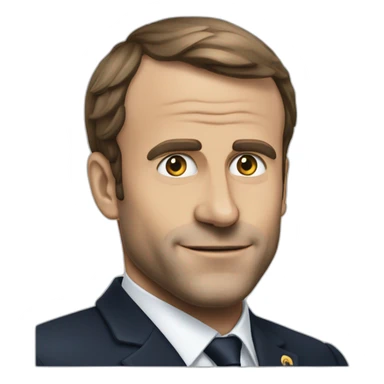 Macron qui coupe des oignons sticker