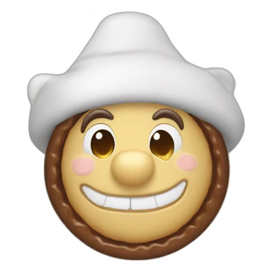 Ratonero chocolate pies blancos sticker