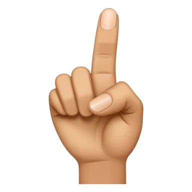 Duim naar rechts sticker