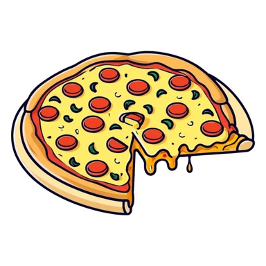 Pizza bomb  sticker