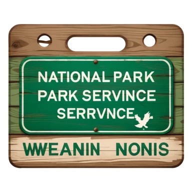 national park service sticker