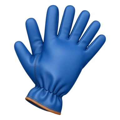 Protective Work Glove blue sticker