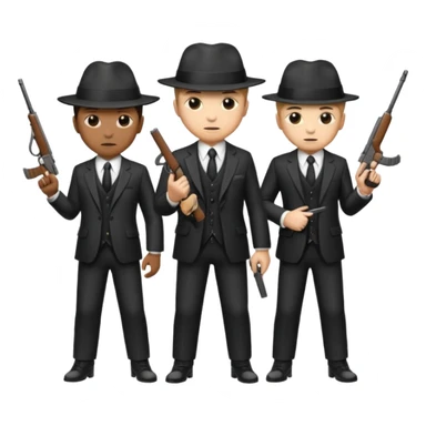team of gangsters sticker