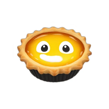 egg tart sticker