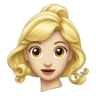 Cendrillon qui a peur  sticker