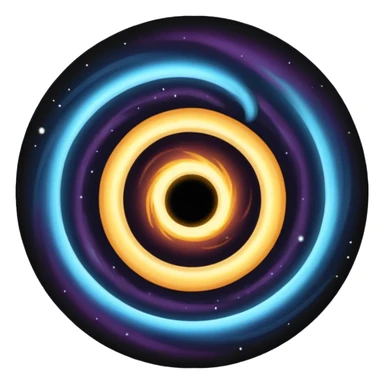 Black hole sticker