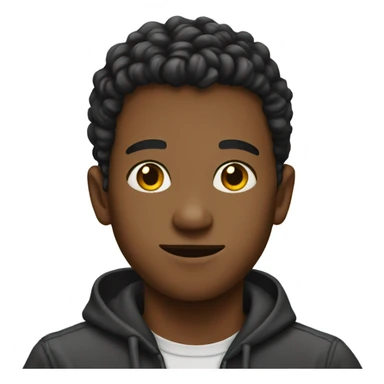 portrait of a young man sticker