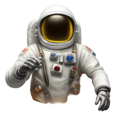 explosion astronaut hacker coding sticker