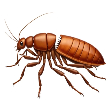 dead cockroach sticker