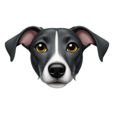 black whippet sticker