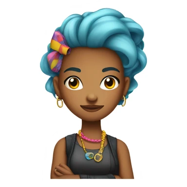 Julia the annoying teenager  sticker