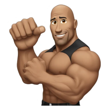 The rock holding blur in his left hand sticker