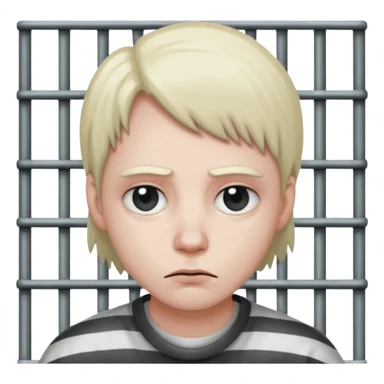 person in prison sticker