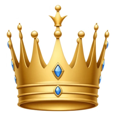 premium logo crown simple sticker