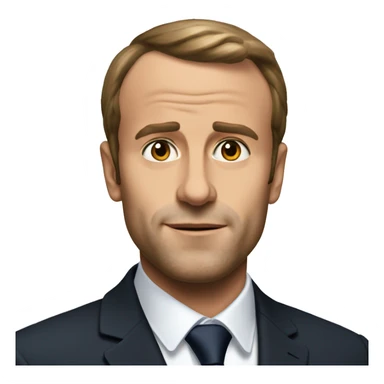 I want him to look like Emmanuel Macron sticker
