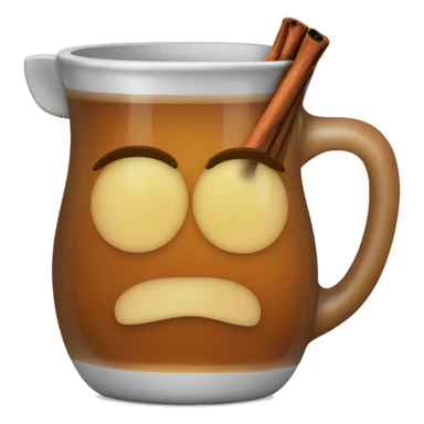 apple cider with cinnamon stick sticker