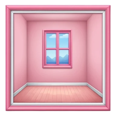 pink framed picture sticker