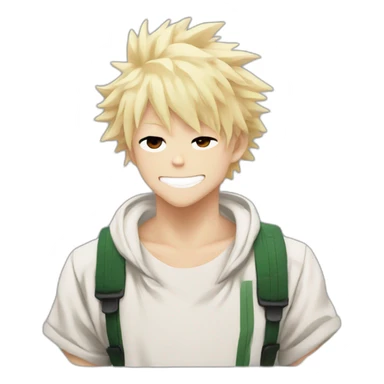 Bakugo my hero academia neutral sticker