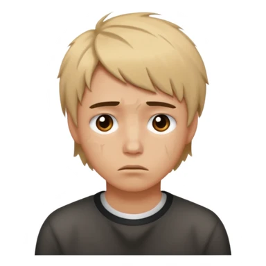 sad  because new cuthair sticker