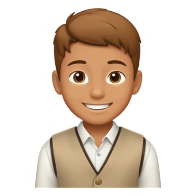 A boy who try to rizz sticker