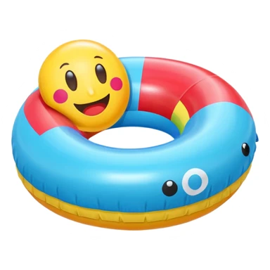 Pool float sticker