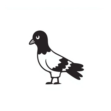 Pigeon sticker
