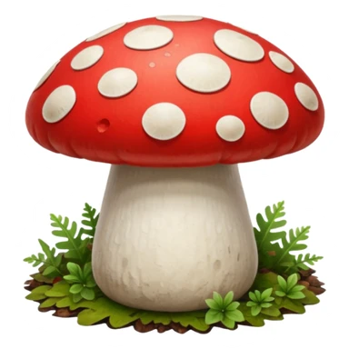 button top mushroom sticker