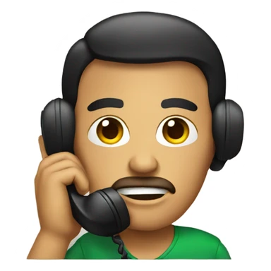 Mexican on telephone sticker