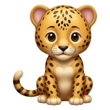 A high-resolution photo-realistic digital illustration of a baby jaguar, chest upward A high-resolution, photo-realistic digital illustration of a majestic jaguar sticker