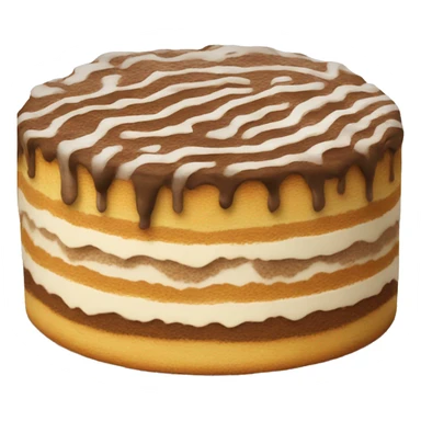 Tiramisu cake sticker