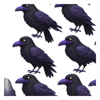 Ravens with powers sticker