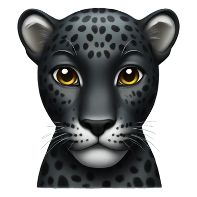 Black jaguar sticker