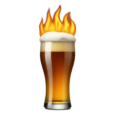 Flamme mit Bier  sticker