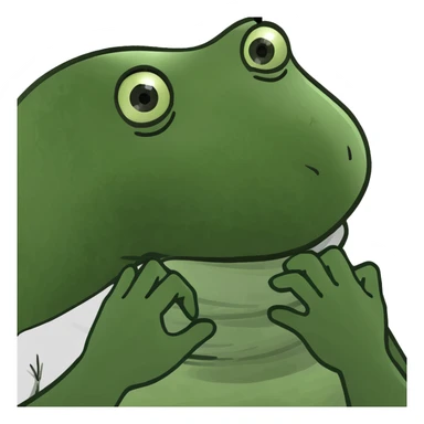 hands around neck sticker